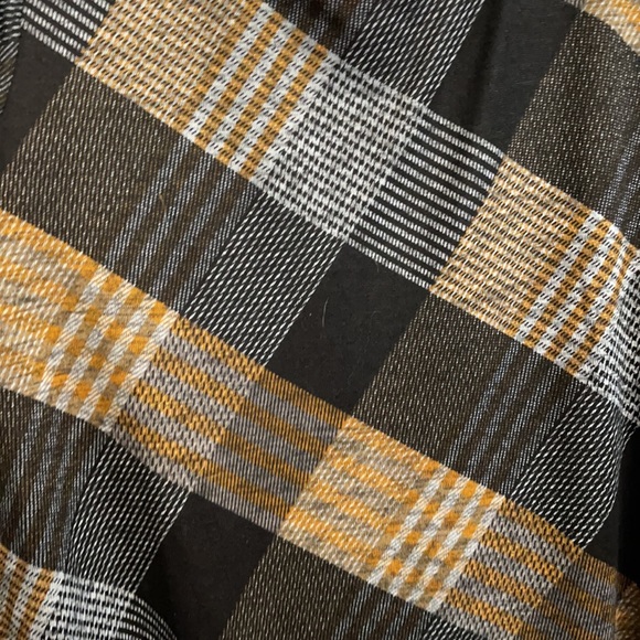 Black & Gold/Yellow Flare Sleeve Dress - Picture 3 of 7